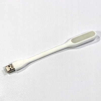Svetlo k notebooku, pogumované, biele, USB, LED