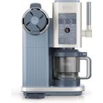 Ninja Машина за сладолед Ninja CREAMi Scoop & Swirl NC702EU, Мощност 800W, 13 програми, 3-степенен лост за фунийки, 2 купички 480 мл, Програма за фитнес рецепти, Син (NC702EU) Машина за сладолед