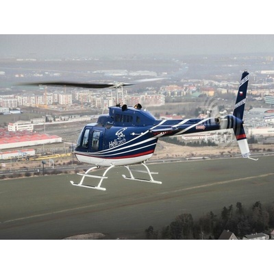 Adrenalínový let vrtuľníkom Bell 206