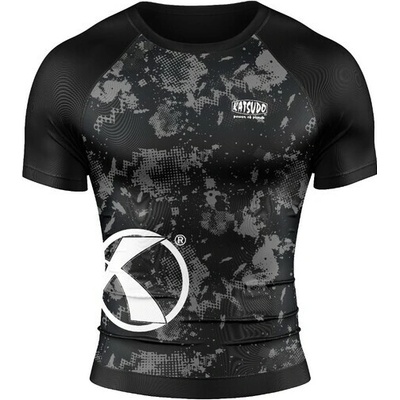 Katsudo Rash Guard SS digitální černobílé