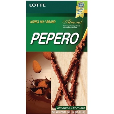 Lotte Pepero tyčinky Almond 37 g