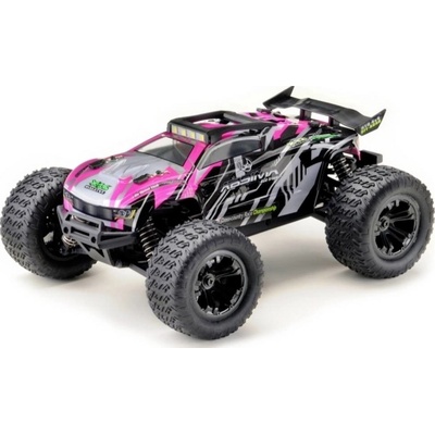 Absima Mini AT růžová, šedá komutátorový 1:16 RC model auta elektrický Truggy 4WD (4x4) RtR 2,4 GHz