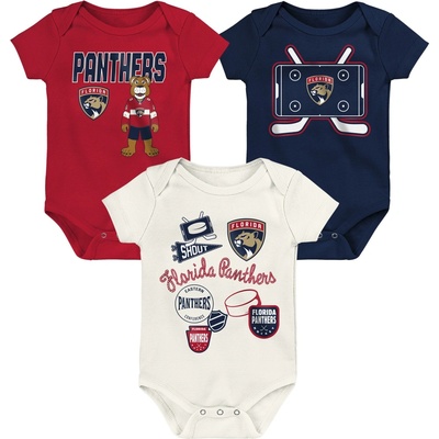 Outerstuff detské body Florida Panthers NHL Littlest Player Pk Creeper Set