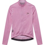CafÉ du cycliste Фланелка с дълъг ръкав за колоездене CAFÉ DU CYCLISTE Women's Charlie Cycling jersey - Cold Dye Pink Shadow (156-3131-0113)