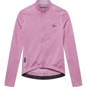 CafÉ du cycliste Фланелка с дълъг ръкав за колоездене CAFÉ DU CYCLISTE Women's Charlie Cycling jersey - Cold Dye Pink Shadow (156-3131-0113)
