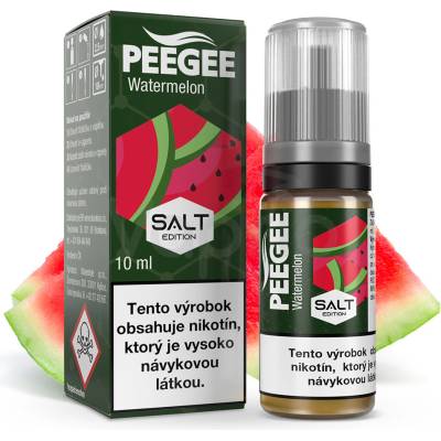 PEEGEE Salt Vodový melón 10 ml 10 mg