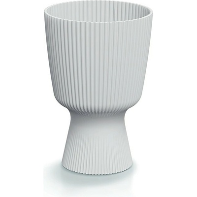 Prosperplast Kvetináč Milla okrúhly biely, 18,8 cm