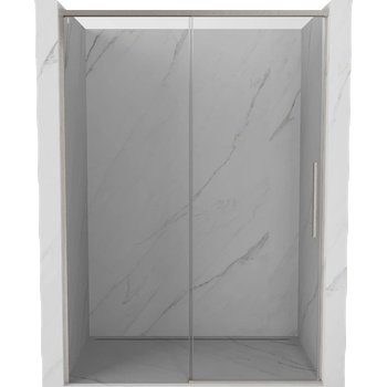 Mexen Rox плъзгаща се душ кабина 160 см, прозрачна, четкан никел - 8C2-160-000-97-00 (8C2-160-000-97-00)