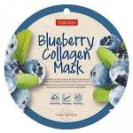 Purederm Колагенова маска за лице с боровинка PUREDERM Blueberry Collagen Mask 18 ml