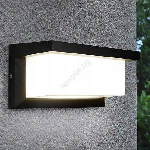 BOWI Led външно стенно осветително тяло neely led/12w/230v ip54 черно (bw0396)