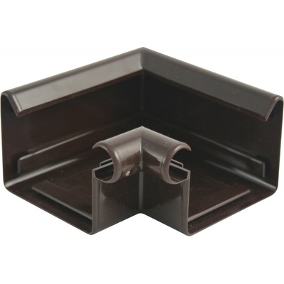 Marley Simplex Roh okapového žlabu vnitřní plastový RG 70 RAL 8017 hnědý – Zbozi.Blesk.cz