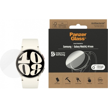 Image 1 of PanzerGlass Стъклен протектор PanzerGlass за часовник Samsung Watch 6, 44mm, Antibacterial