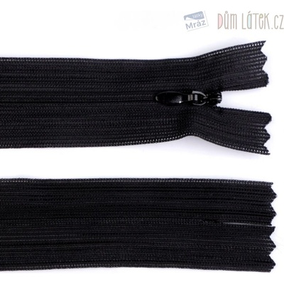 Zips skrytý nedeliteľný, dĺžka 60 cm