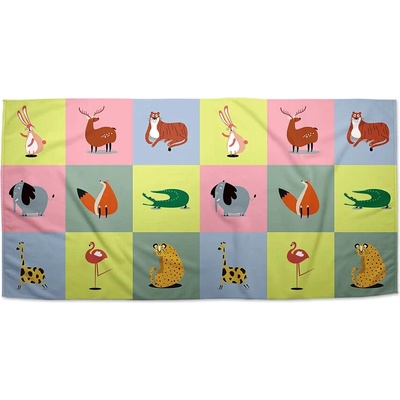 Sablio Uterák Zvieratká zo Zoo 70 x 140 cm