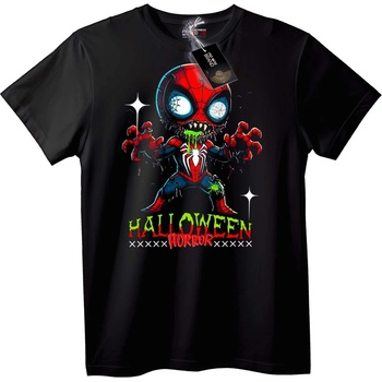 NOONEBRAND Тениска Spider-Man Halloween Ужас - 2XL, Black