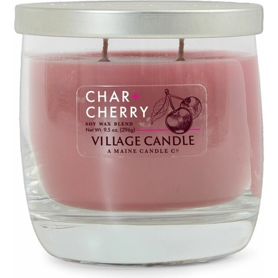 Village Candle Wild Light Bowl Char + Cherry 296 g