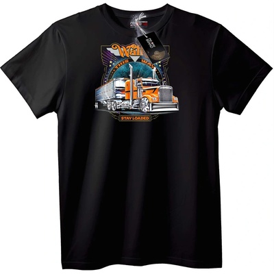 NOONEBRAND Тениска Обожавам камиони - 7XL, White