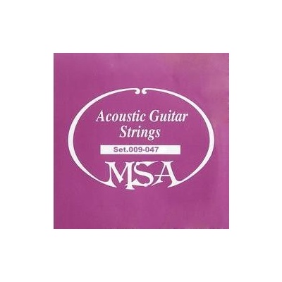 Struny na akustickou kytaru MSA, 012 - 053
