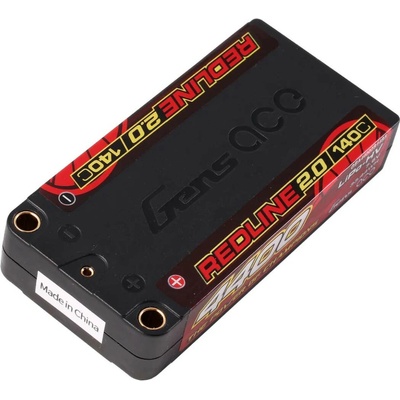 GensAce Redline 2.0 Shorty 2S HV 7.6V-140C-4400 96x47x18.5mm 160 g