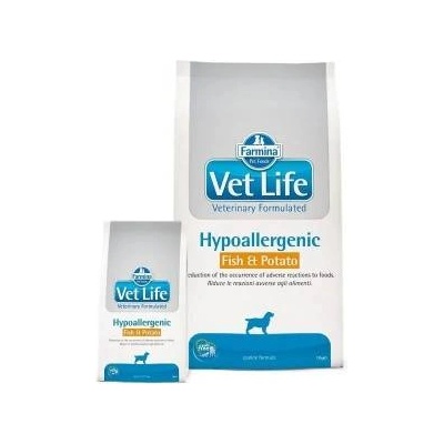 Farmina Диетична храна за кучета Vet Life Hypoallergenic с риба и картофи 12 кг