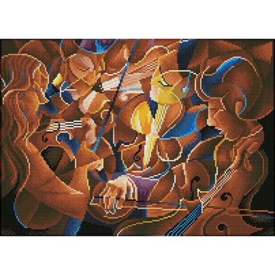 Diamond Dotz Музикален прозорец - диамантен гоблен dd10.044