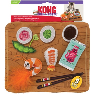 Kong Pull-A-Partz hračka Sushi 21,5 cm