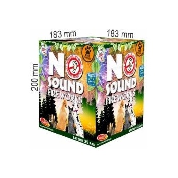 Kompakt NO SOUND FIREWORKS 25 ran 30 mm