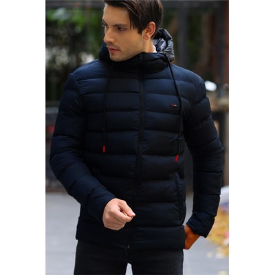 QAWWA Мъжко водонепромокаемо и ветроустойчиво яке qdm-190 - Тъмносиньо #409704 (409704_Тъмносин)