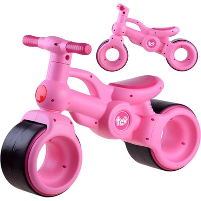 Tomido Dětské odrážedlo motorka růžové