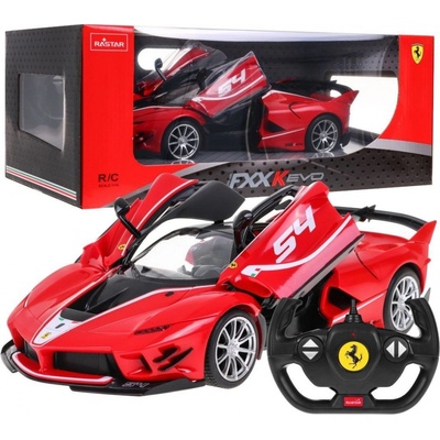 Rastar: Ferrari FXX K EVO RTR napájen z baterií typu AA červená 1:24