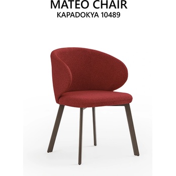 NEED ТРАПЕЗЕН СТОЛ mateo ЧЕРВЕН/ kapadokya 10489 (33hfmateo007)