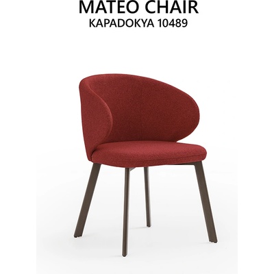 NEED ТРАПЕЗЕН СТОЛ mateo ЧЕРВЕН/ kapadokya 10489 (33hfmateo007)