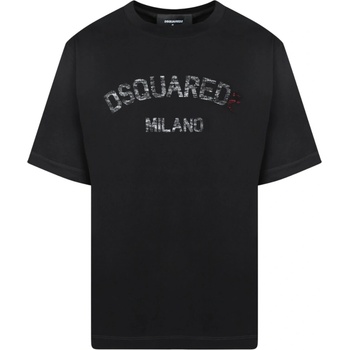 DSQUARED2 Faded Black tričko černá