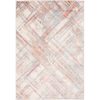 Modern Rugs Ombre G505C White / Salmon