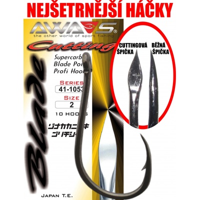 Awa-Shima Cutting Blade 1053 black nickel vel.3 10 ks – Zboží Mobilmania
