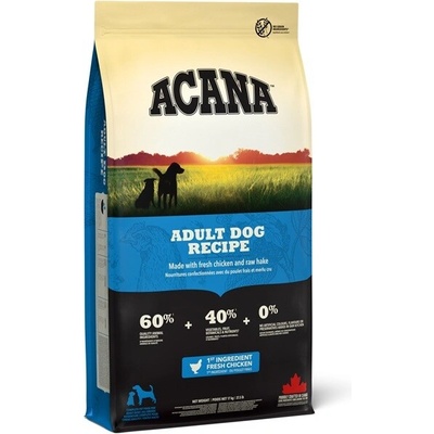 Acana Dog Heritage Adult set 2x 17 kg
