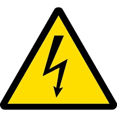 Značka Nebezpečenstvo - Elektrina, plast, 200x200 mm
