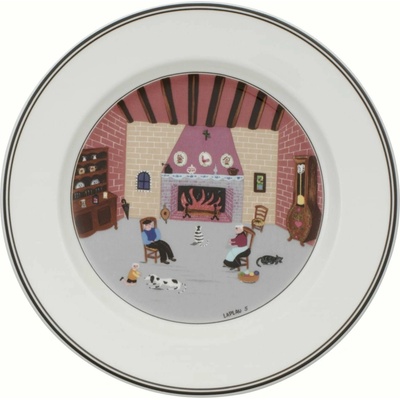 Villeroy & Boch 10-2337-2646 Snídaňový talíř Design Naif Fireplace 21 cm