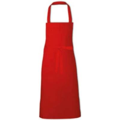 Link Kitchen Wear Grilovací zástěra X999 Red Pantone 200 90x90cm