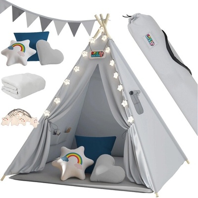Sconto Detský stan TEEPEE sivá