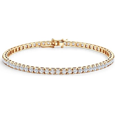 SAVICKI Tenisový náramok žlté zlato s diamantmi 1.770 ct 3 mm 17 cm - SAV-B-TENIS-17CM-30SZ-20K-585-BDNAT-Z