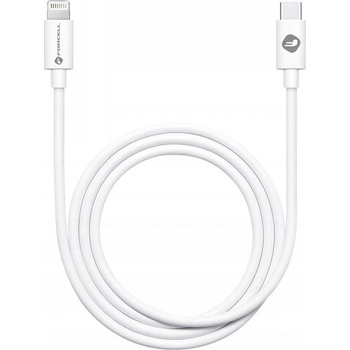 Forcell C291 USB-C > Lightning, PD20W, 1m, bílý