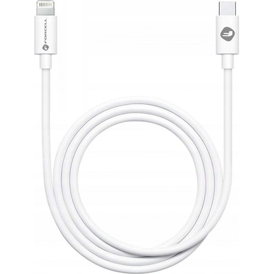 Forcell C291 USB-C > Lightning, PD20W, 1m, bílý