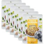 Applaws Dog Taste Toppers in Broth пилешко филе, броколи, ябълка, киноа 6 x 85 г