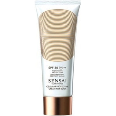 Sensai Silky Bronze High Protection Water-Resistant opaľovací krém proti starnutiu pokožky SPF30 150 ml