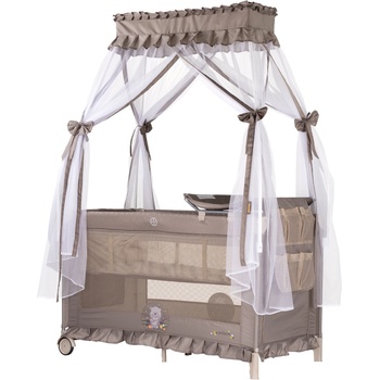 Chipolino Бебешка кошара Chipolino - Palace, мече, бежова (KOSIPA252BE)