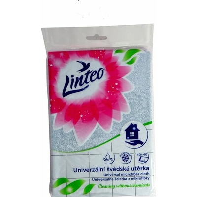 Linteo Univerzálna švédska utierka mikrovlákno 40 x 40 cm 1 kus