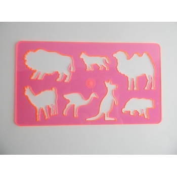 Koh-I-Noor Obkreslovací šablona Exotická zvířata