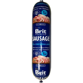 BRIT Premium Sausage Chicken & Lamb 0,8 kg
