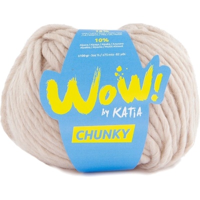 Katia Wow Chunky 55 Beige Плетива прежда (WCH 55)